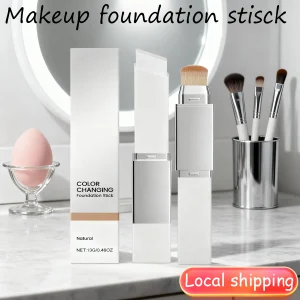 Color-changing 2-in-1Matte Makeup Foundation Stick